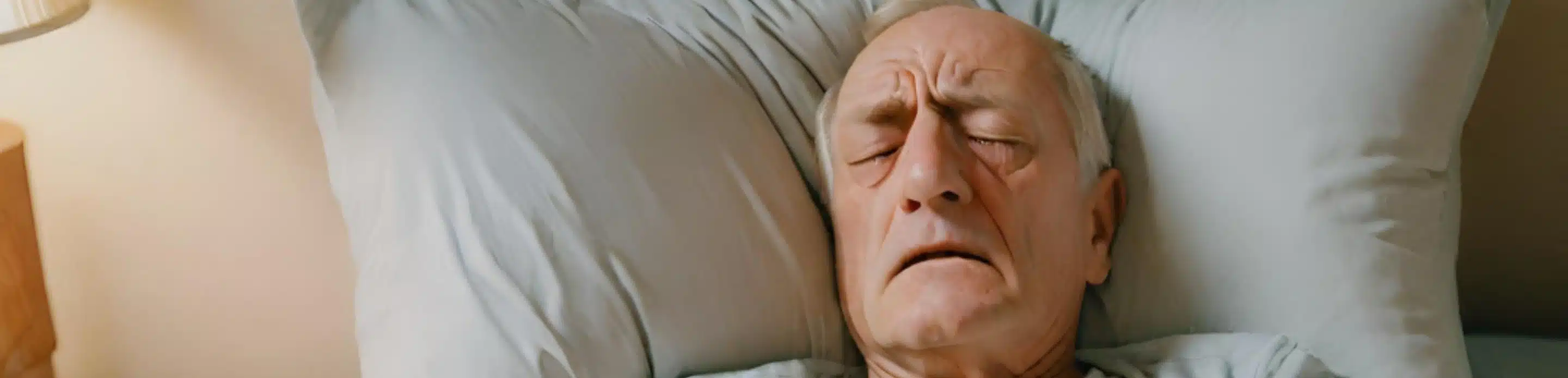 homme retraité insomniaque